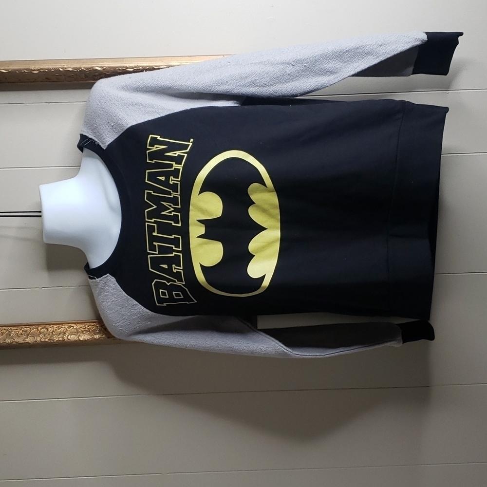 Batman Black & Gery  Long Sleeve Sweater